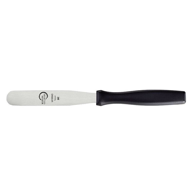 10CM STRAIGHT SPATULA WITH WHITE HANDLE