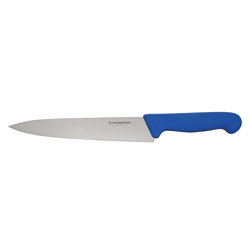 20 CM CHEF'S KNIFE WITH FLAT BLUE HANDLE