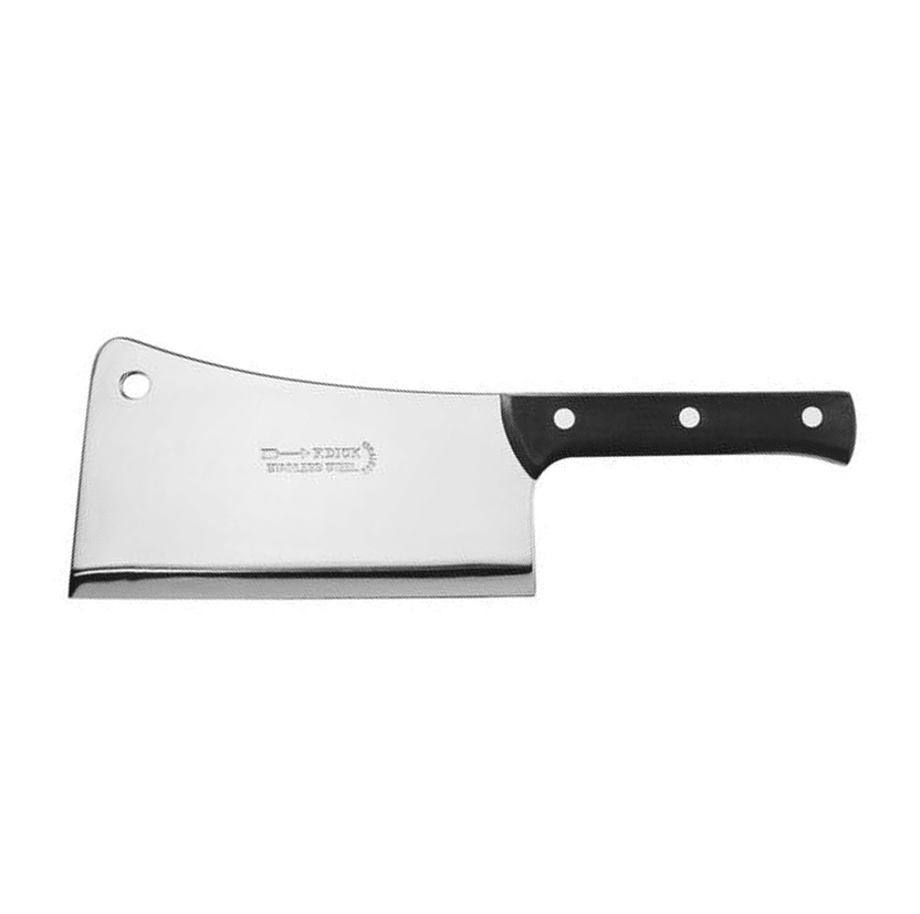 23CM MEAT CLEAVER WTIH A BLACK HANDLE