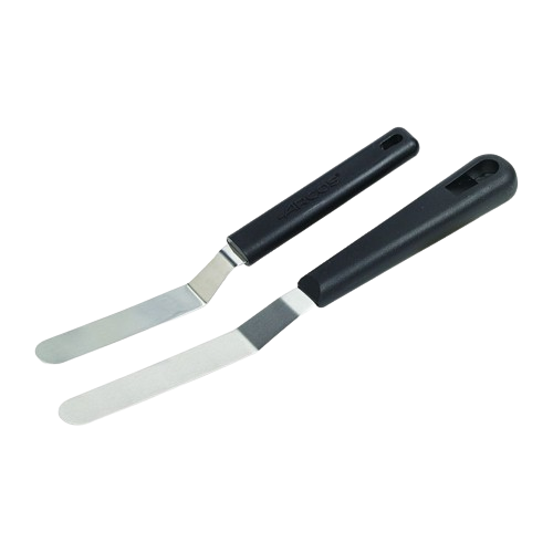 CAKE CURVED SPATULA 11CM BLACK