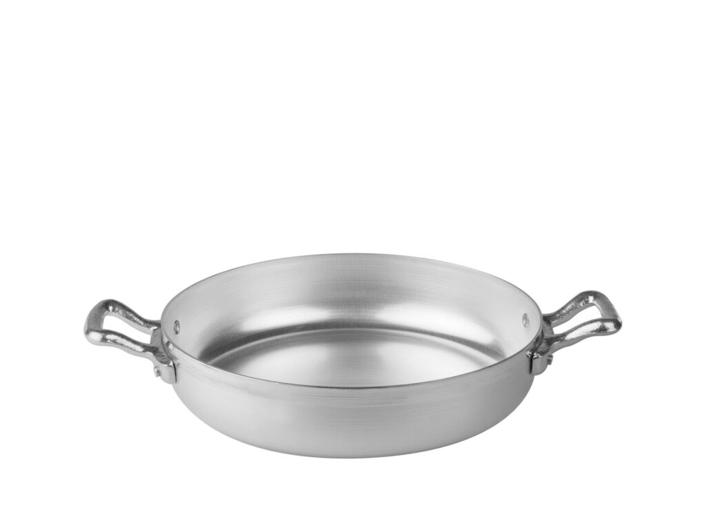 TWO HANDLE LITTLE OMLET PAN ALUINOX 20CM