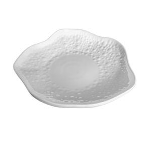 Refined Milk Egg Shaped Plate