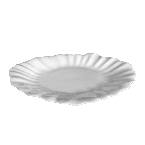 Egg Shaped Bowl in Stove White